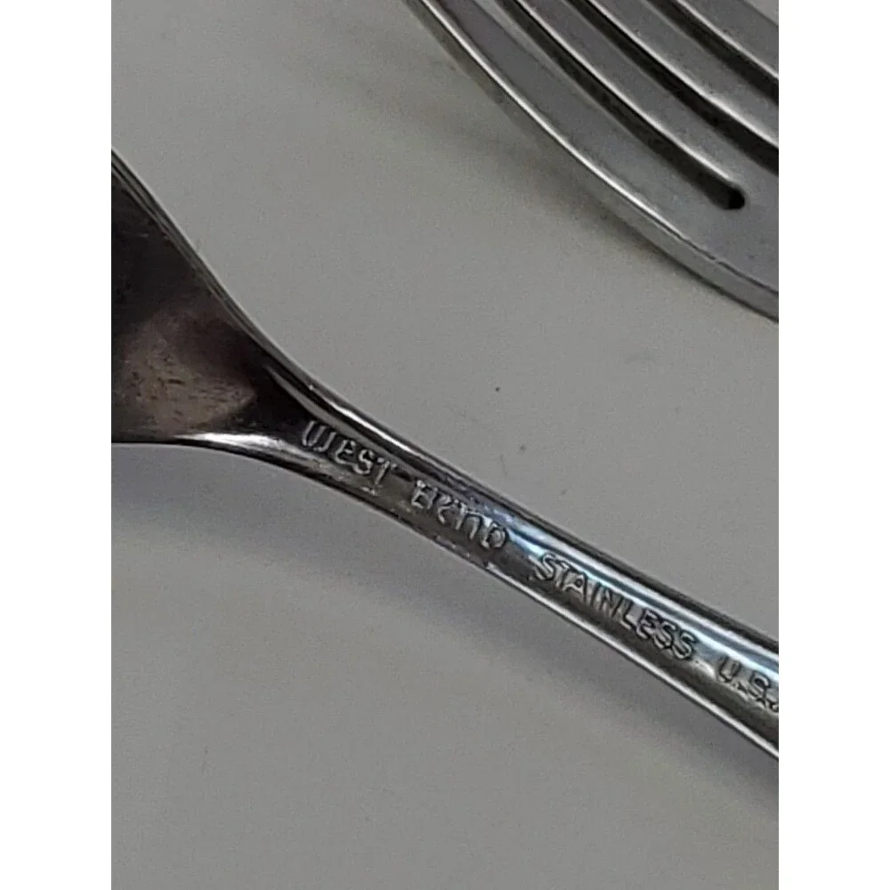 Forks-West Bend Twilight Rose (Set Of 3) Stainless Steel By‎ Oneida Silver(1979)